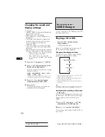 Предварительный просмотр 12 страницы Sony CDX-C710 Operating Instructions Manual