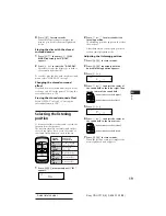 Предварительный просмотр 19 страницы Sony CDX-C710 Operating Instructions Manual