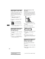 Предварительный просмотр 20 страницы Sony CDX-C710 Operating Instructions Manual