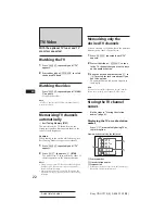 Предварительный просмотр 22 страницы Sony CDX-C710 Operating Instructions Manual