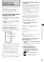 Preview for 15 page of Sony CDX-C760 - Fm/am Compact Disc Player Operating Instructions Manual