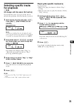 Preview for 21 page of Sony CDX-C760 - Fm/am Compact Disc Player Operating Instructions Manual