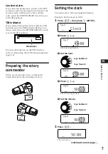 Предварительный просмотр 7 страницы Sony CDX-C780R Operating Instructions Manual