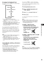 Предварительный просмотр 9 страницы Sony CDX-C780R Operating Instructions Manual