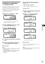 Предварительный просмотр 11 страницы Sony CDX-C780R Operating Instructions Manual