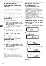 Предварительный просмотр 18 страницы Sony CDX-C780R Operating Instructions Manual