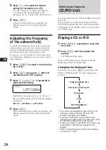 Предварительный просмотр 24 страницы Sony CDX-C780R Operating Instructions Manual