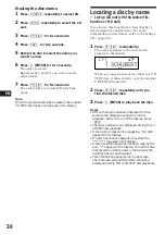 Предварительный просмотр 30 страницы Sony CDX-C780R Operating Instructions Manual