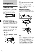 Preview for 6 page of Sony CDX-C7850R Operating Instructions Manual