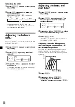 Preview for 32 page of Sony CDX-C8000R Operating Instructions Manual