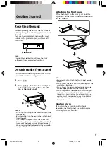 Предварительный просмотр 9 страницы Sony CDX-C8050X - Fm/am Compact Disc Player Operating Instructions Manual