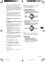 Предварительный просмотр 13 страницы Sony CDX-C8050X - Fm/am Compact Disc Player Operating Instructions Manual