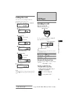 Предварительный просмотр 5 страницы Sony CDX-C810DSP Operating Instructions Manual