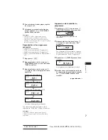 Предварительный просмотр 37 страницы Sony CDX-C810DSP Operating Instructions Manual