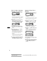 Предварительный просмотр 38 страницы Sony CDX-C810DSP Operating Instructions Manual