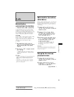 Предварительный просмотр 39 страницы Sony CDX-C810DSP Operating Instructions Manual