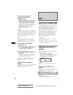 Предварительный просмотр 40 страницы Sony CDX-C810DSP Operating Instructions Manual