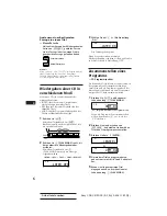 Предварительный просмотр 69 страницы Sony CDX-C810DSP Operating Instructions Manual