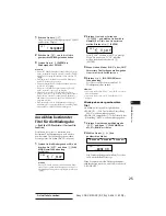 Предварительный просмотр 88 страницы Sony CDX-C810DSP Operating Instructions Manual