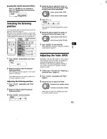 Предварительный просмотр 13 страницы Sony CDX-C860 - Fm/am Compact Disc Player Operating Instructions Manual