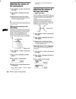 Предварительный просмотр 14 страницы Sony CDX-C860 - Fm/am Compact Disc Player Operating Instructions Manual