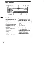 Предварительный просмотр 30 страницы Sony CDX-C860 - Fm/am Compact Disc Player Operating Instructions Manual