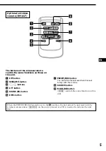 Предварительный просмотр 5 страницы Sony CDX-C880 - Fm/am Compact Disc Player Operating Instructions Manual