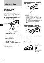 Предварительный просмотр 16 страницы Sony CDX-C880 - Fm/am Compact Disc Player Operating Instructions Manual