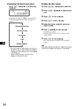 Предварительный просмотр 24 страницы Sony CDX-C880 - Fm/am Compact Disc Player Operating Instructions Manual