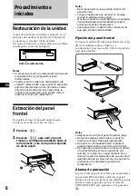 Предварительный просмотр 44 страницы Sony CDX-C880 - Fm/am Compact Disc Player Operating Instructions Manual