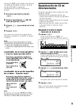 Предварительный просмотр 47 страницы Sony CDX-C880 - Fm/am Compact Disc Player Operating Instructions Manual