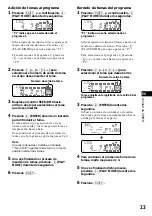 Предварительный просмотр 61 страницы Sony CDX-C880 - Fm/am Compact Disc Player Operating Instructions Manual