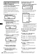 Предварительный просмотр 62 страницы Sony CDX-C880 - Fm/am Compact Disc Player Operating Instructions Manual