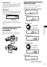 Предварительный просмотр 7 страницы Sony CDX-C880R Operating Instructions Manual