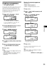 Предварительный просмотр 11 страницы Sony CDX-C880R Operating Instructions Manual