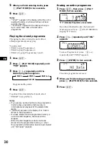 Предварительный просмотр 30 страницы Sony CDX-C880R Operating Instructions Manual