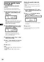 Предварительный просмотр 34 страницы Sony CDX-C880R Operating Instructions Manual