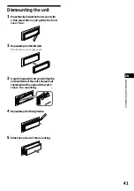 Предварительный просмотр 41 страницы Sony CDX-C880R Operating Instructions Manual