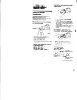 Предварительный просмотр 23 страницы Sony CDX-C8850 - Fm/am Compact Disc Player Operating Instructions Manual