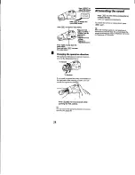 Предварительный просмотр 24 страницы Sony CDX-C8850 - Fm/am Compact Disc Player Operating Instructions Manual