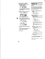 Предварительный просмотр 30 страницы Sony CDX-C8850 - Fm/am Compact Disc Player Operating Instructions Manual