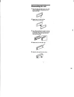 Предварительный просмотр 37 страницы Sony CDX-C8850 - Fm/am Compact Disc Player Operating Instructions Manual