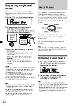 Предварительный просмотр 22 страницы Sony CDX-C8850R Operating Instructions Manual