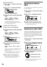 Предварительный просмотр 26 страницы Sony CDX-C8850R Operating Instructions Manual