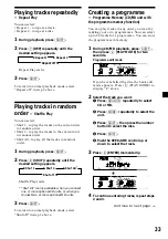 Предварительный просмотр 33 страницы Sony CDX-C8850R Operating Instructions Manual