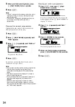 Предварительный просмотр 34 страницы Sony CDX-C8850R Operating Instructions Manual