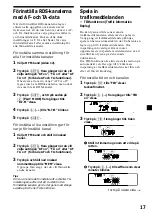 Предварительный просмотр 149 страницы Sony CDX-C8850R Operating Instructions Manual