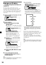 Предварительный просмотр 168 страницы Sony CDX-C8850R Operating Instructions Manual