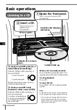 Предварительный просмотр 10 страницы Sony CDX-C90 - Fm/am Compact Disc Player Operating Instructions Manual