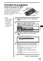 Предварительный просмотр 87 страницы Sony CDX-C90 - Fm/am Compact Disc Player Operating Instructions Manual